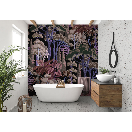 Panoramic Wallpaper - Wall Mural - Tropical forest