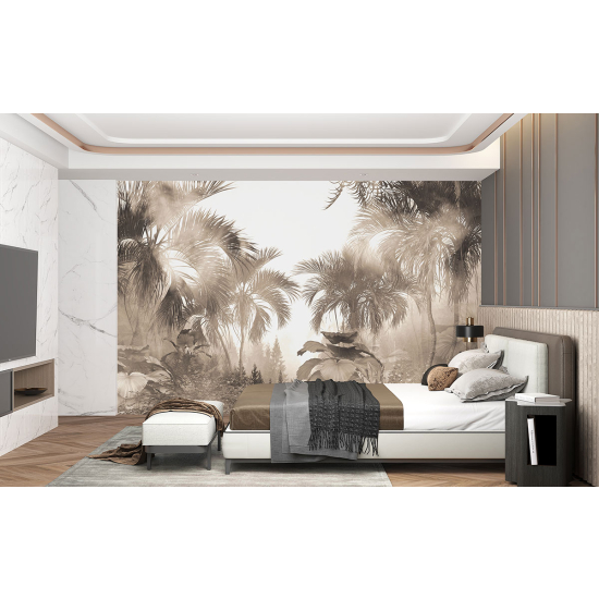 Panoramic Wallpaper - Wall Mural - Tropical forest