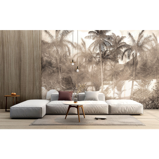 Panoramic Wallpaper - Wall Mural - Tropical forest