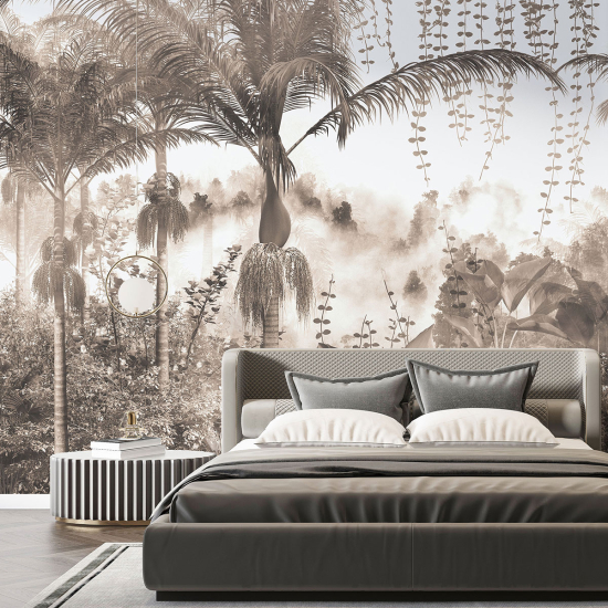 Panoramic Wallpaper - Wall Mural - Tropical forest