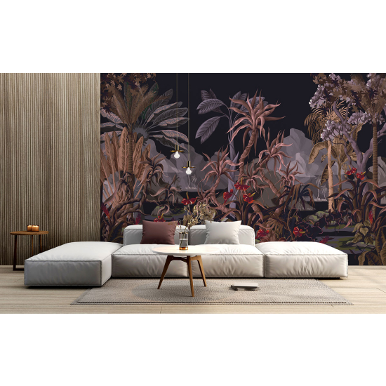 Panoramic Wallpaper - Wall Mural - Tropical forest