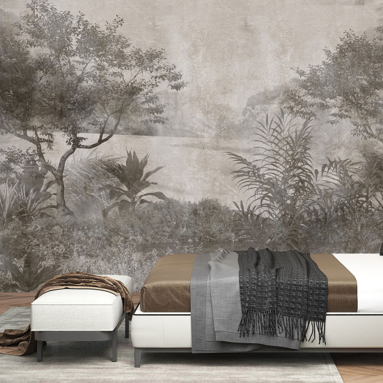 Panoramic Wallpaper - Wall Mural - Tropical forest