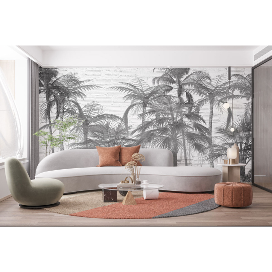 Panoramic Wallpaper - Wall Mural - Tropical forest