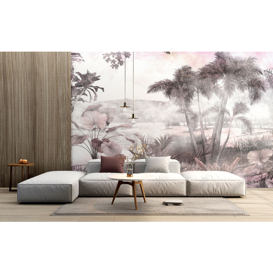 Panoramic Wallpaper - Wall Mural - Tropical forest