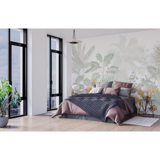 Panoramic Wallpaper - Wall Mural - Tropical Forest