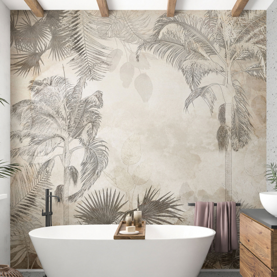 Panoramic Wallpaper - Wall Mural - Tropical forest