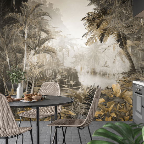 Panoramic Wallpaper - Wall Mural - Tropical forest