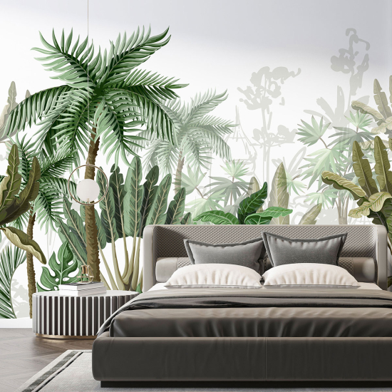 Panoramic Wallpaper - Wall Mural - Tropical forest