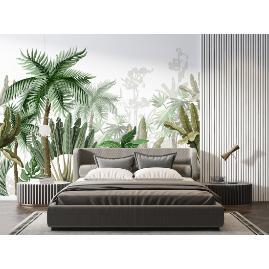 Panoramic Wallpaper - Wall Mural - Tropical forest