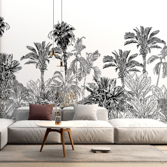 Panoramic Wallpaper - Wall Mural - Tropical forest