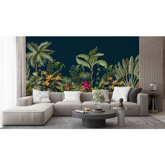 Panoramic Wallpaper - Wall Mural - Tropical forest