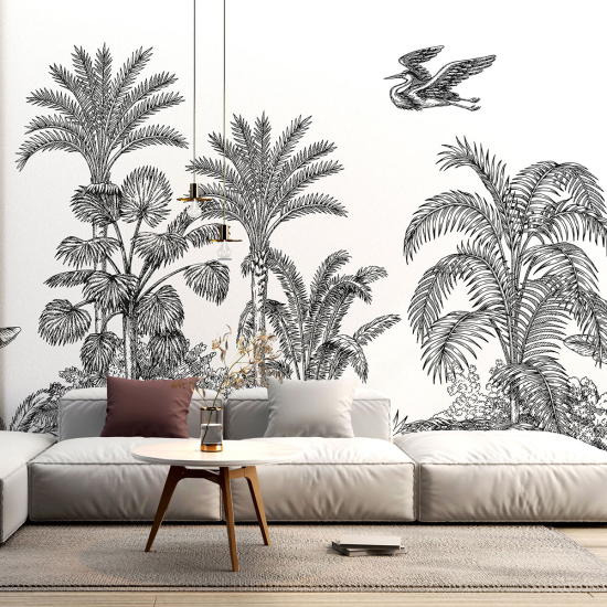 Panoramic Wallpaper - Wall Mural - Tropical forest