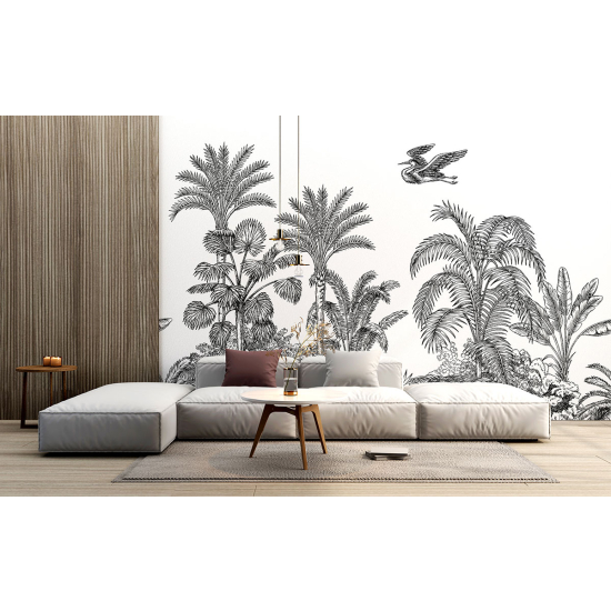 Panoramic Wallpaper - Wall Mural - Tropical forest