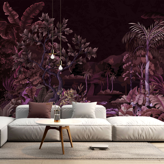 Panoramic Wallpaper - Wall Mural - Tropical forest