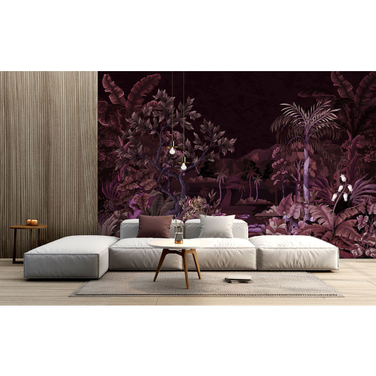 Panoramic Wallpaper - Wall Mural - Tropical forest