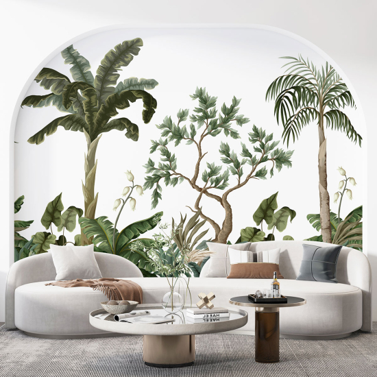 Panoramic Wallpaper - Wall Mural - Tropical forest