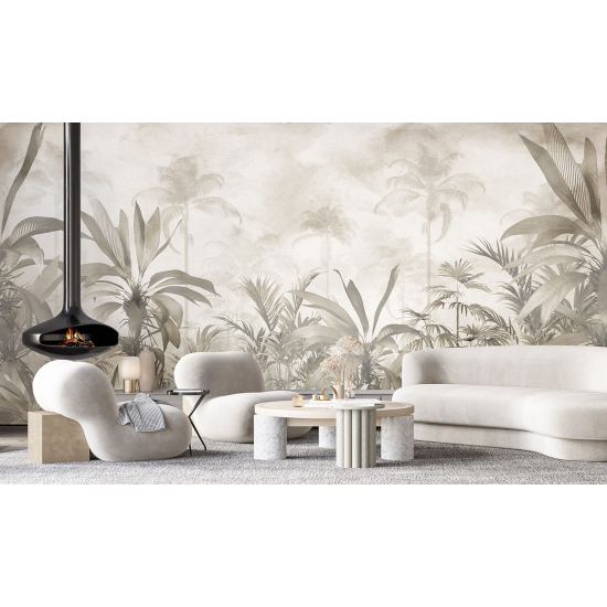 Panoramic Wallpaper - Wall Mural - Tropical forest