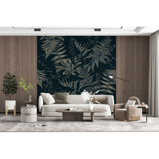 Panoramic Wallpaper - Wall Mural - Tropical leaves