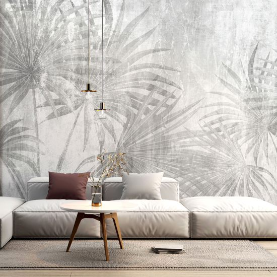 Panoramic Wallpaper - Wall Mural - Tropical leaves