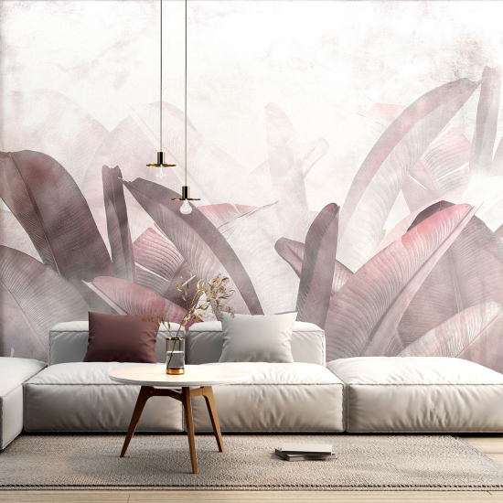 Panoramic Wallpaper - Wall Mural - Tropical leaves