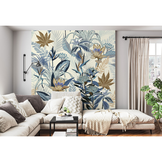 Panoramic Wallpaper - Wall Mural - Tropical Plants