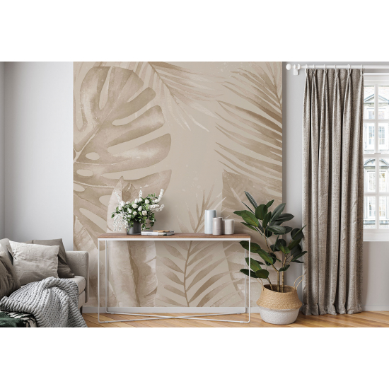 Panoramic Wallpaper - Wall Mural - Tropical plants