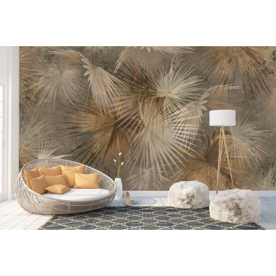 Panoramic Wallpaper - Wall Mural - Tropical plants