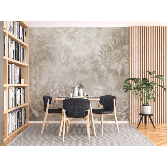 Panoramic Wallpaper - Wall Mural - Tropical plants