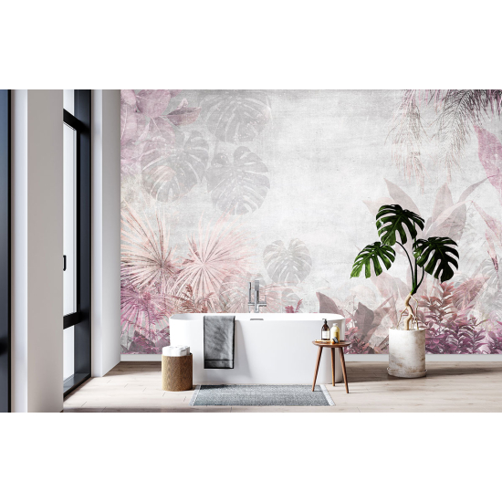 Panoramic Wallpaper - Wall Mural - Tropical plants