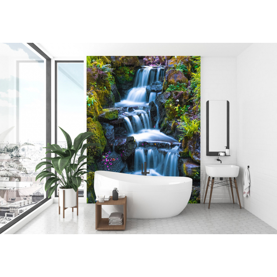 Panoramic Wallpaper - Wall Mural - Waterfalls