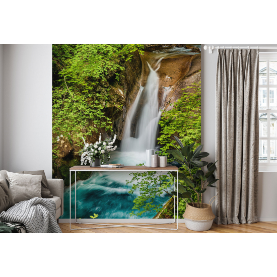 Panoramic Wallpaper - Wall Mural - Waterfalls