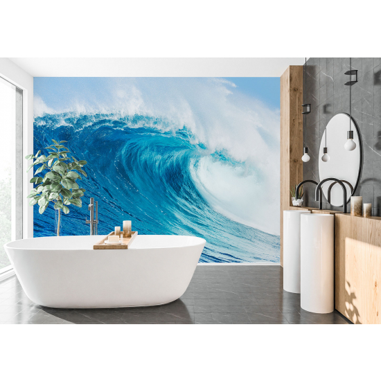 Panoramic Wallpaper - Wall Mural - Waves