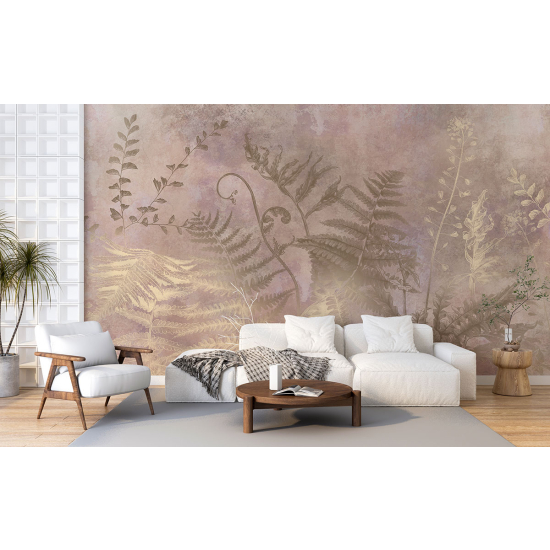 Panoramic Wallpaper - Wall Mural - Wild Plants