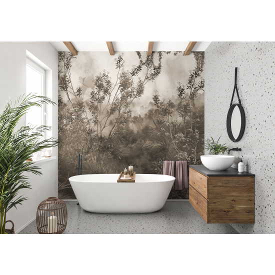 Panoramic Wallpaper - Wall Mural - Wild Plants