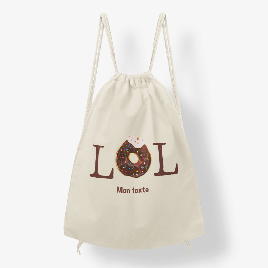 Personalized Drawstring Backpack for Kids - LOL