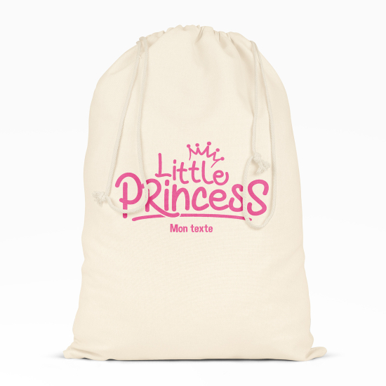 Personalized Drawstring bag for Kids - Little princess