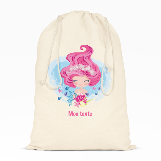 Personalized Drawstring bag for Kids - Siren