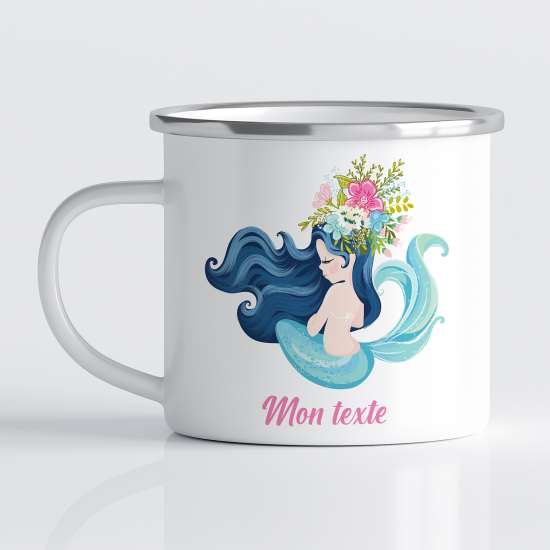 Personalized Enamel Mug for Kids - Siren