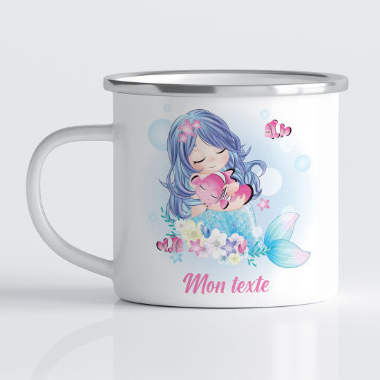 Personalized Enamel Mug for Kids - Siren