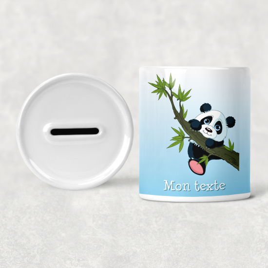 Personalized Kids / Children's Piggy Bank - Panda