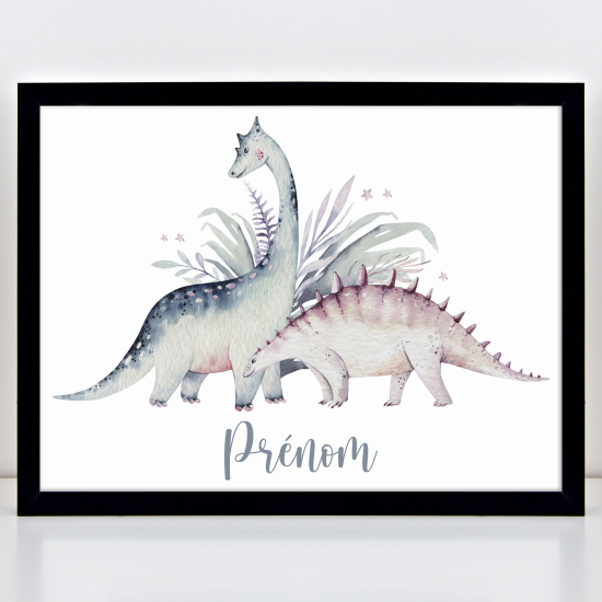 Personalized Kids Poster - Dinosaurs