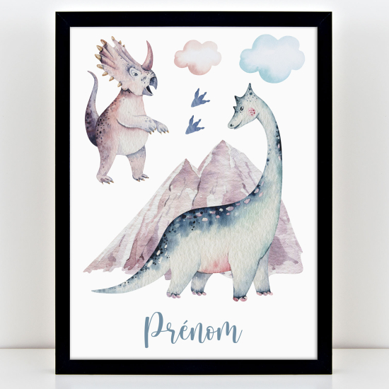 Personalized Kids Poster - Dinosaurs