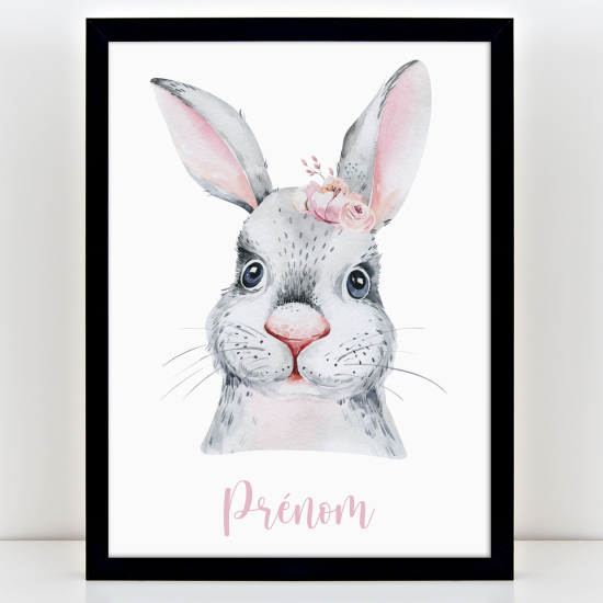 Personalized Kids Poster - Rabbit