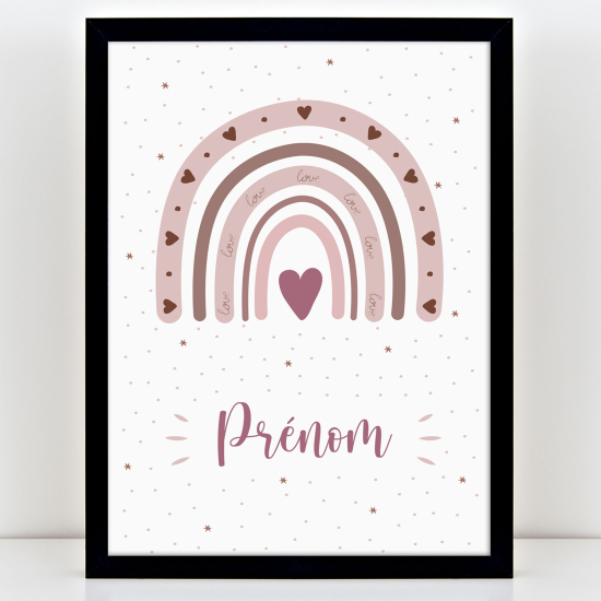 Personalized Kids Poster - Rainbow