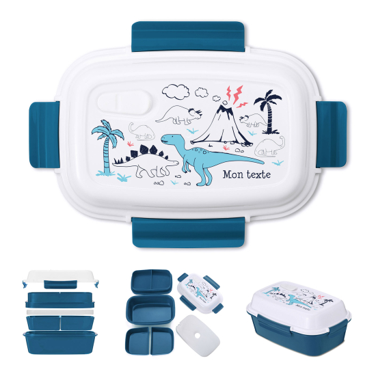 Personalized Lunch box for kids - Dinosaurs