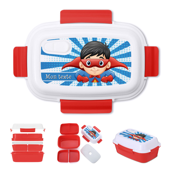 Personalized Lunch box for kids - Superheroes