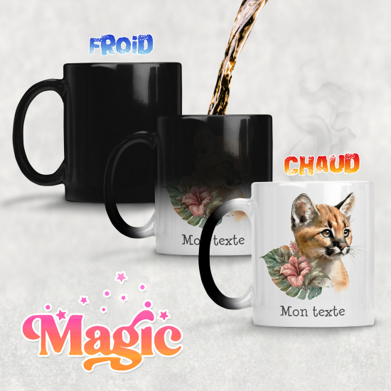 Personalized Magic Mug - Baby Puma