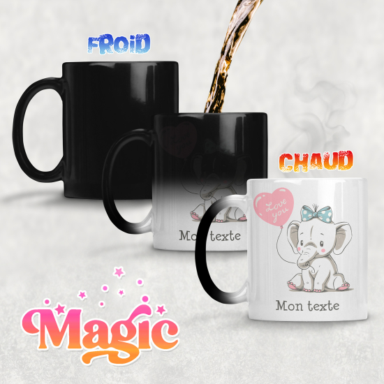 Personalized Magic Mug - Elephant