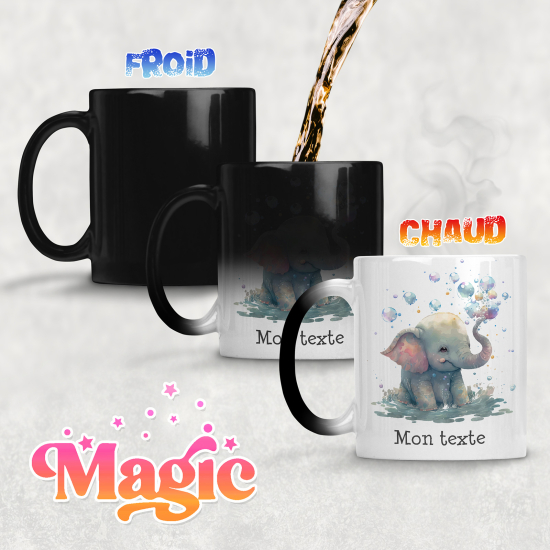 Personalized Magic Mug - Elephant