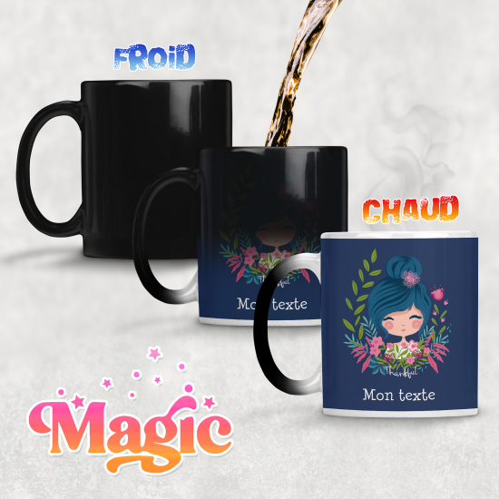 Personalized Magic Mug - Little Flower Girl